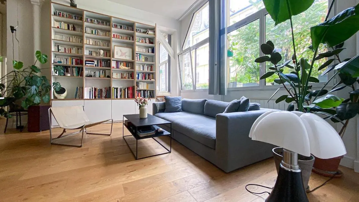 Apartmán Quiet And Bright Loft Paříž